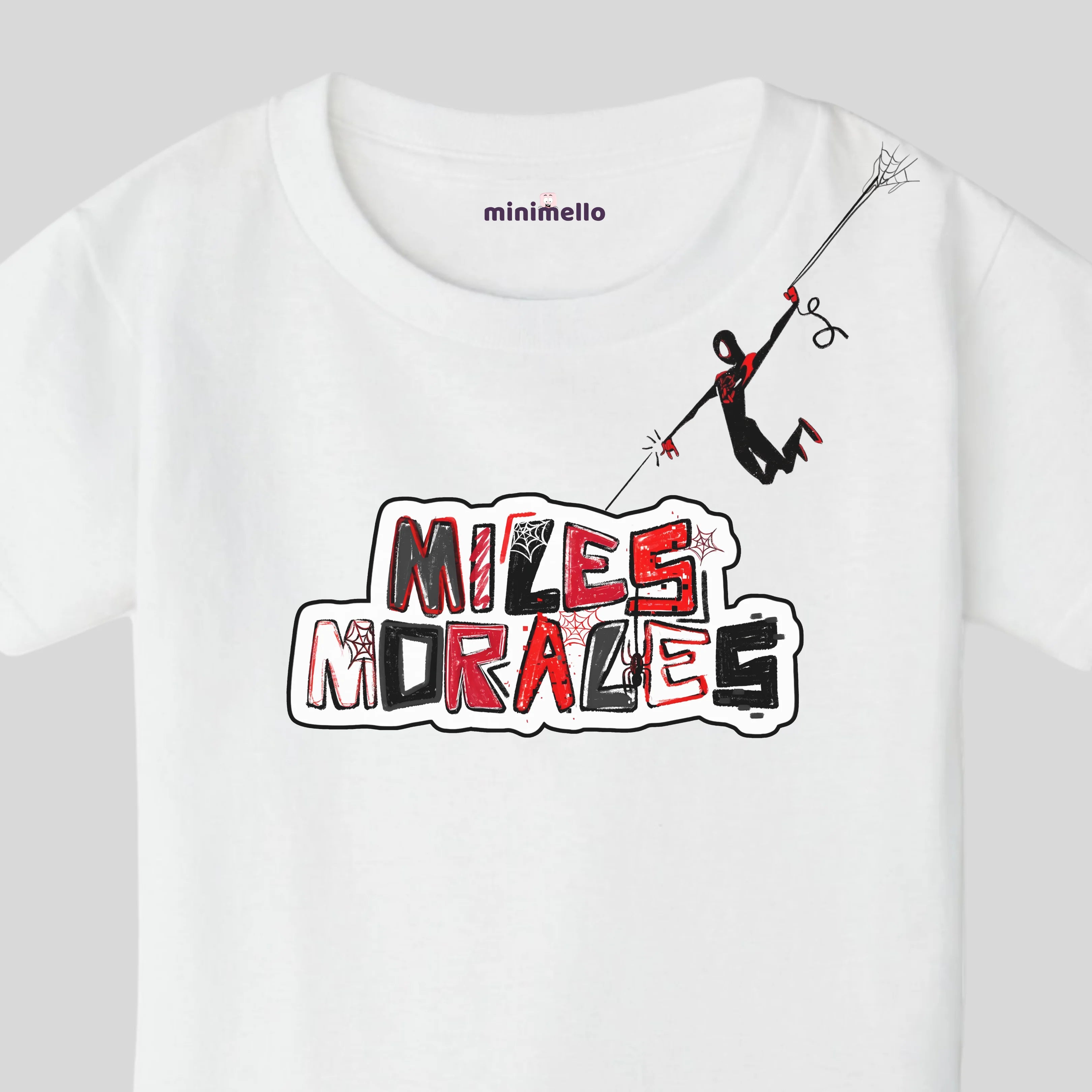 Miles Morales Web-Slinger Kids T-Shirt - Minimello