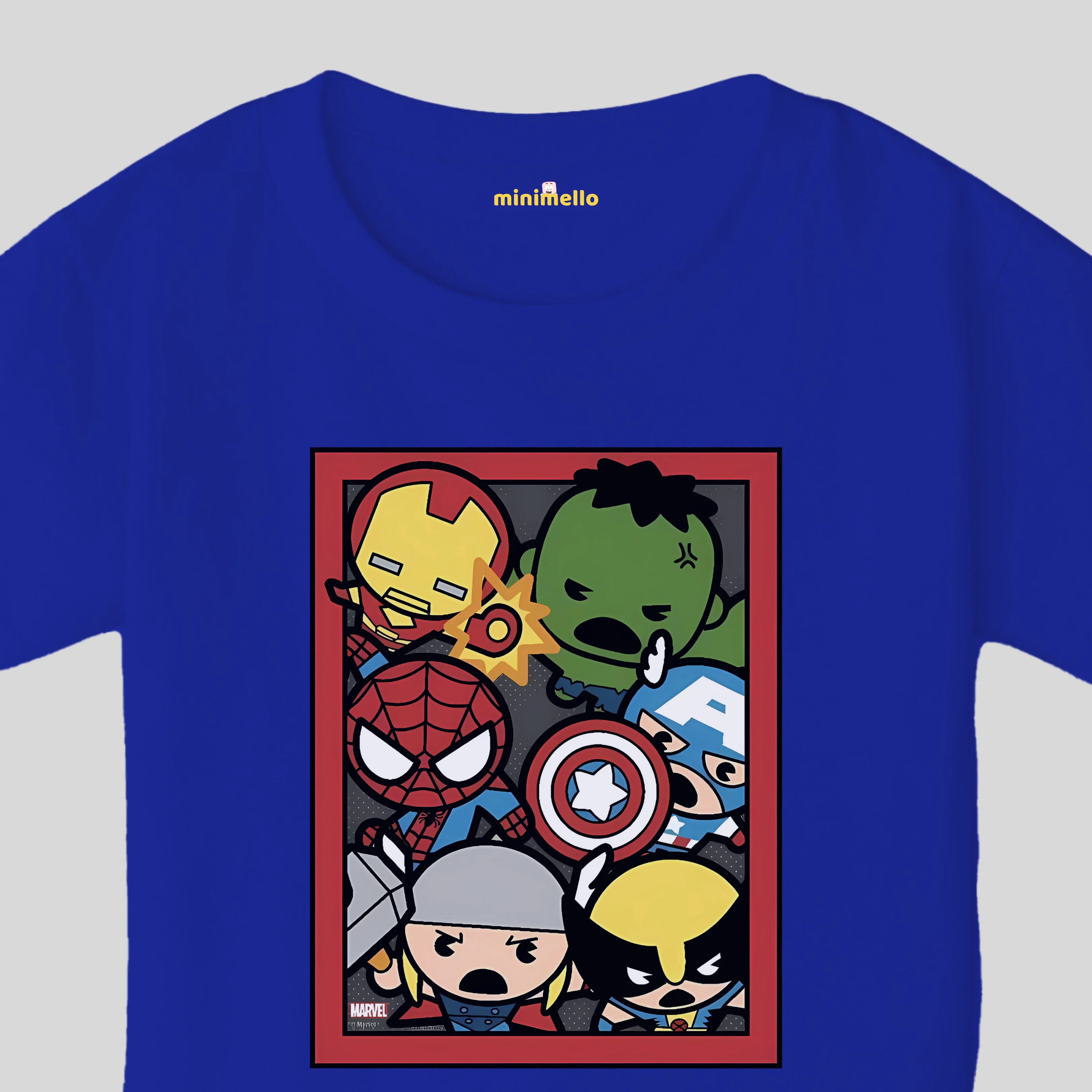Marvel Avengers Chibi Print Kids T-Shirt