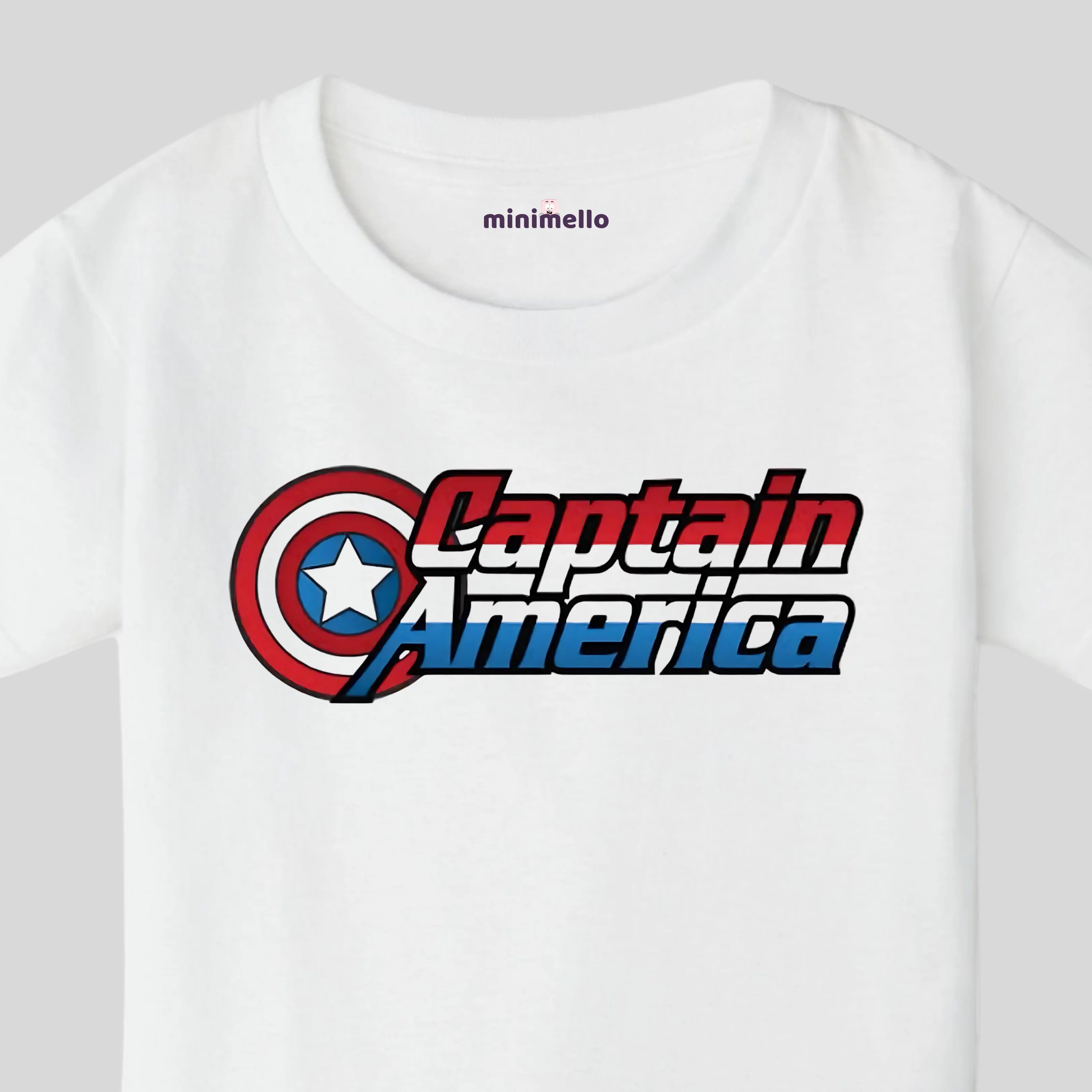 Captain America Shield Logo Kids T-Shirt