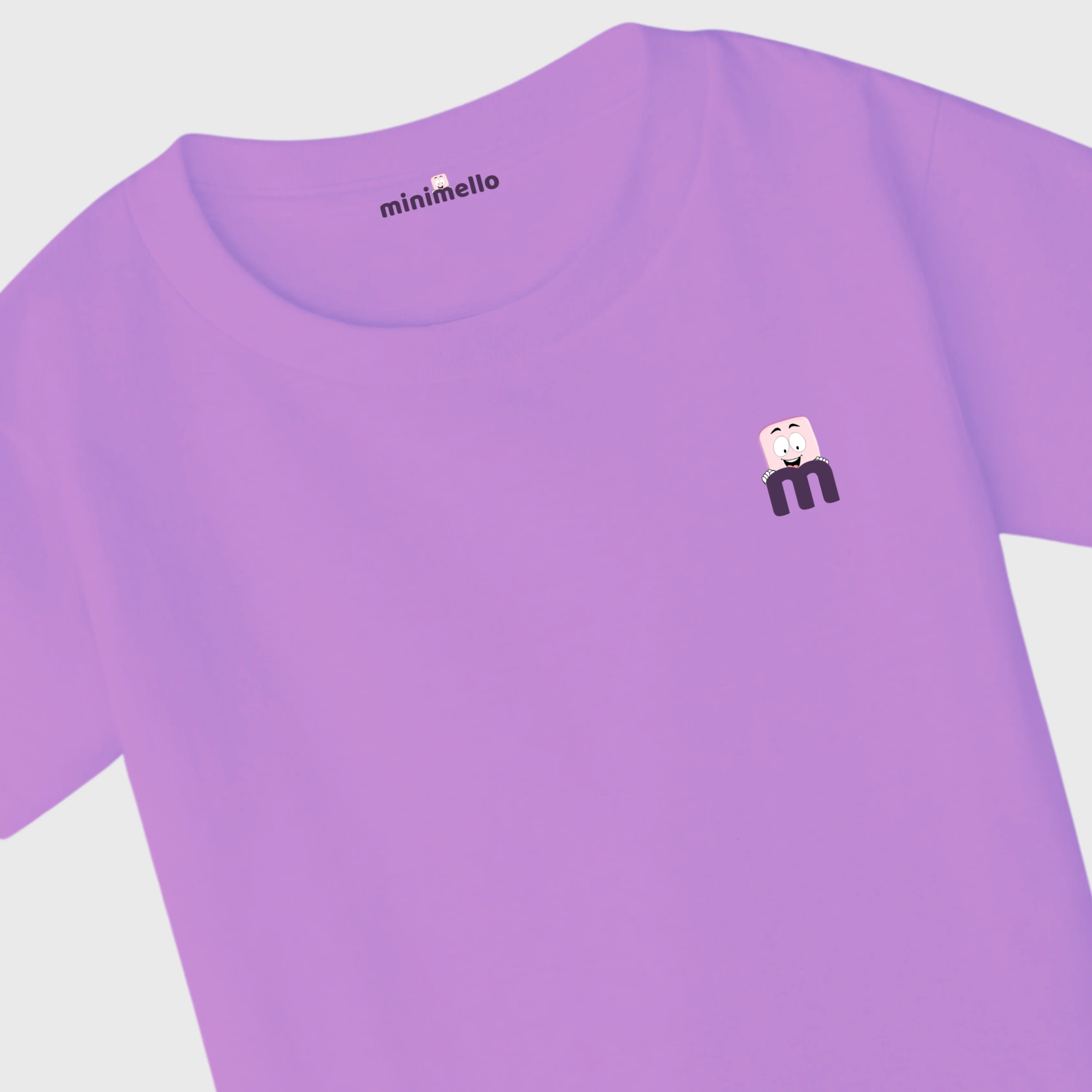Minimello Signature Logo Tee – Light Purple - Minimello