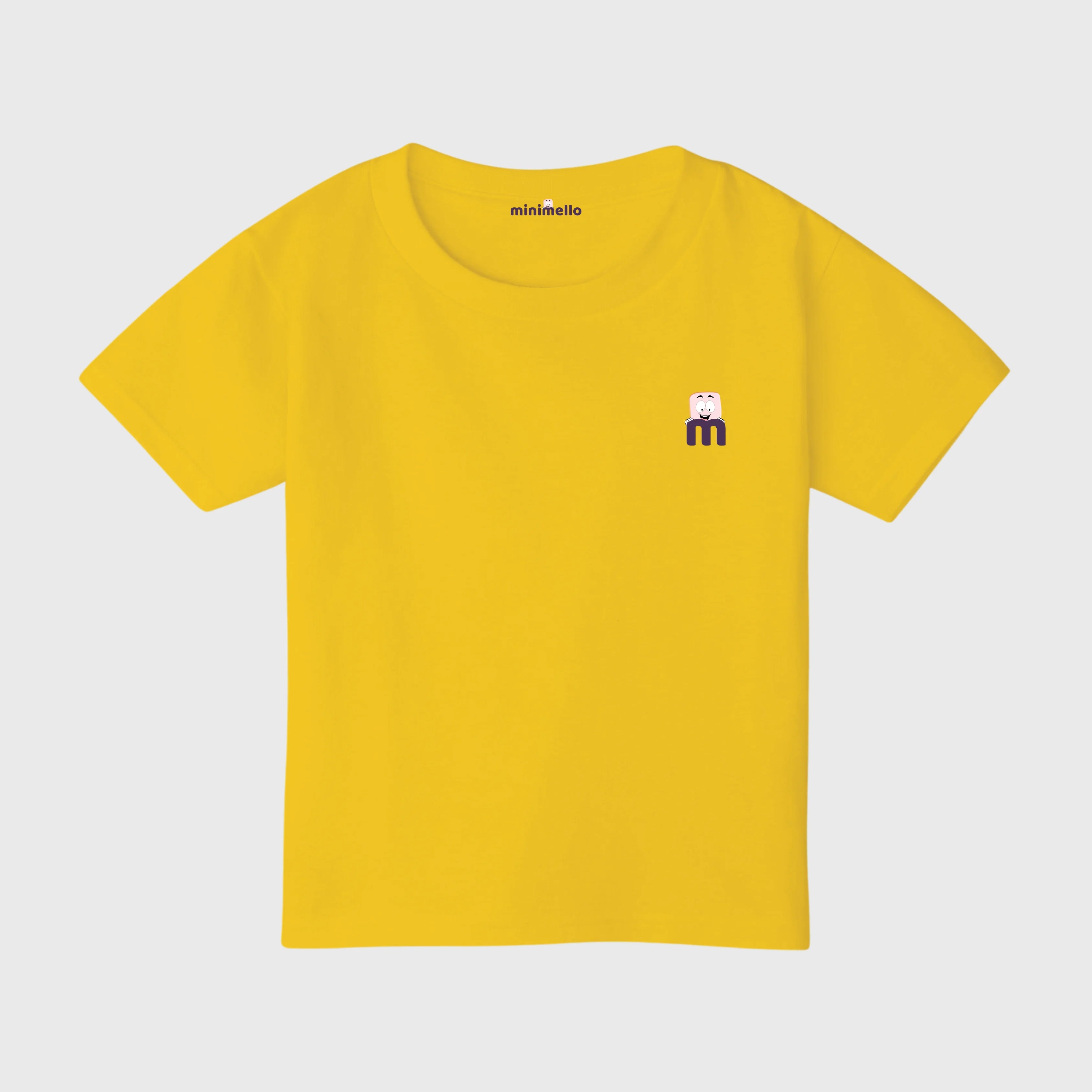 Minimello Signature Logo Tee – Yellow - Minimello