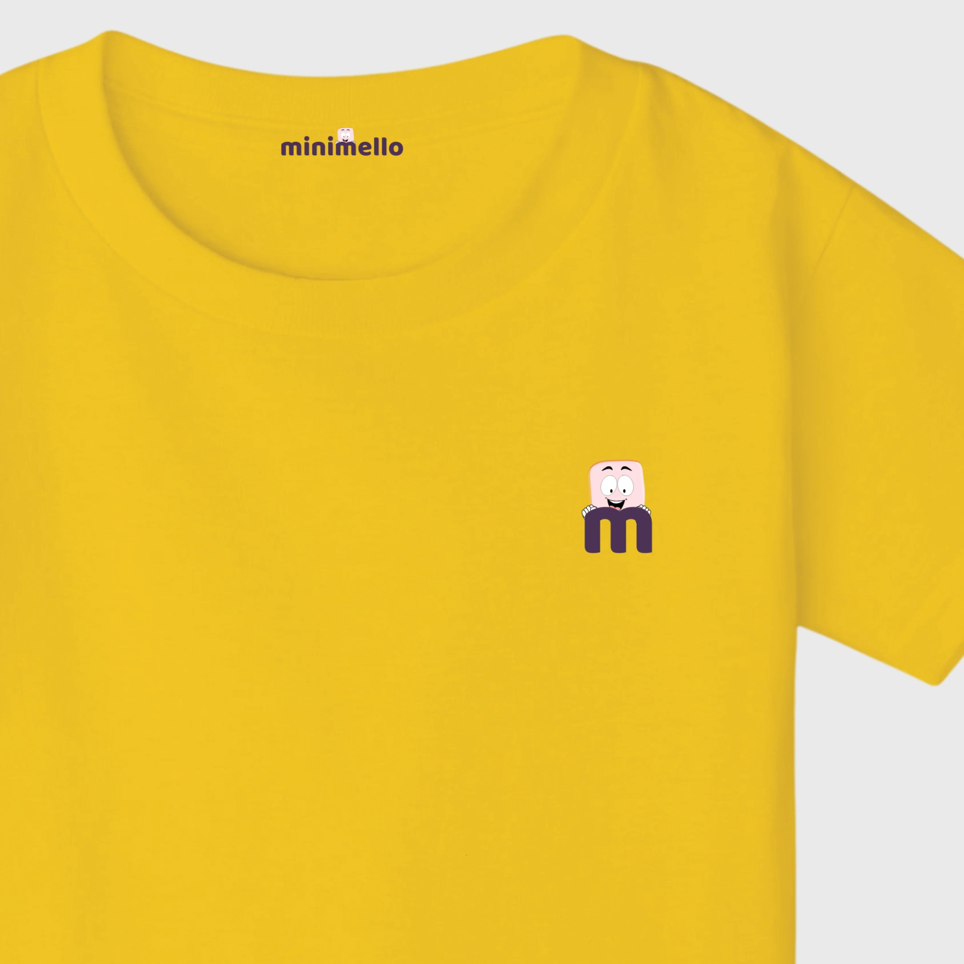 Minimello Signature Logo Tee – Yellow