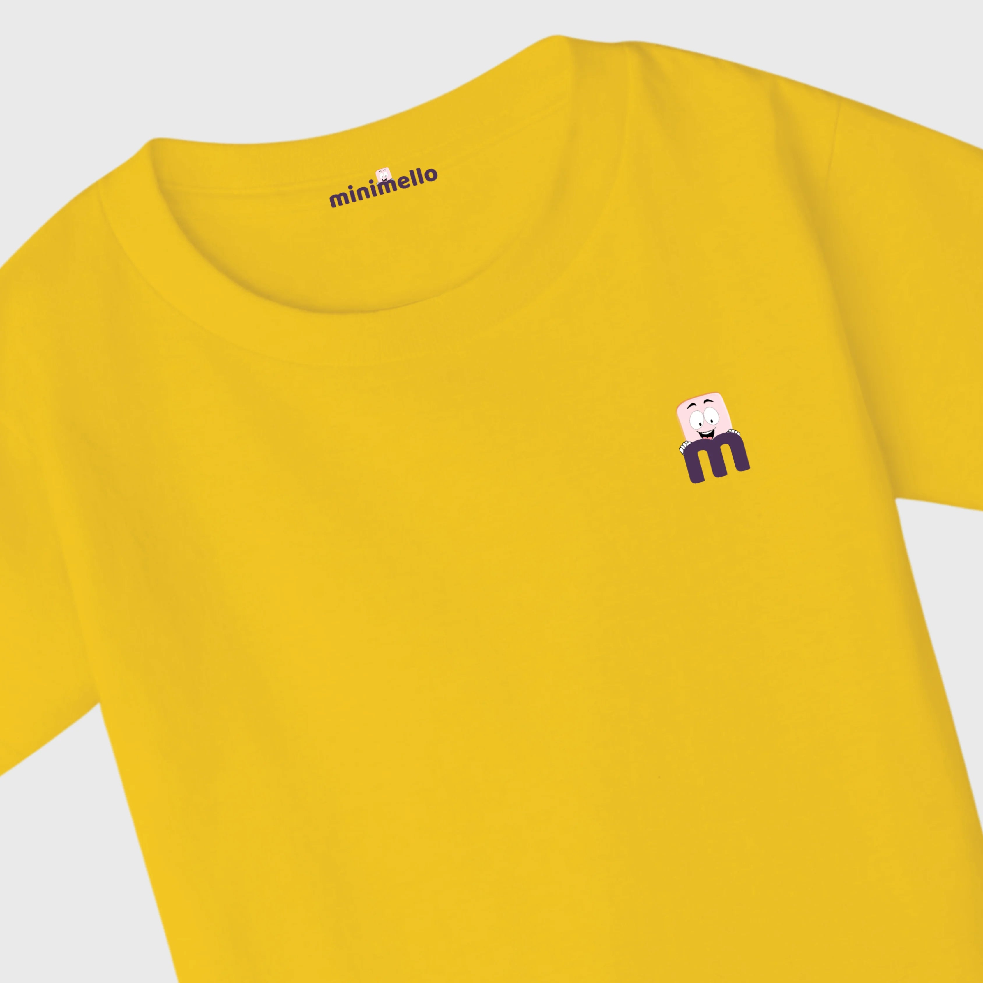 Minimello Signature Logo Tee – Yellow - Minimello