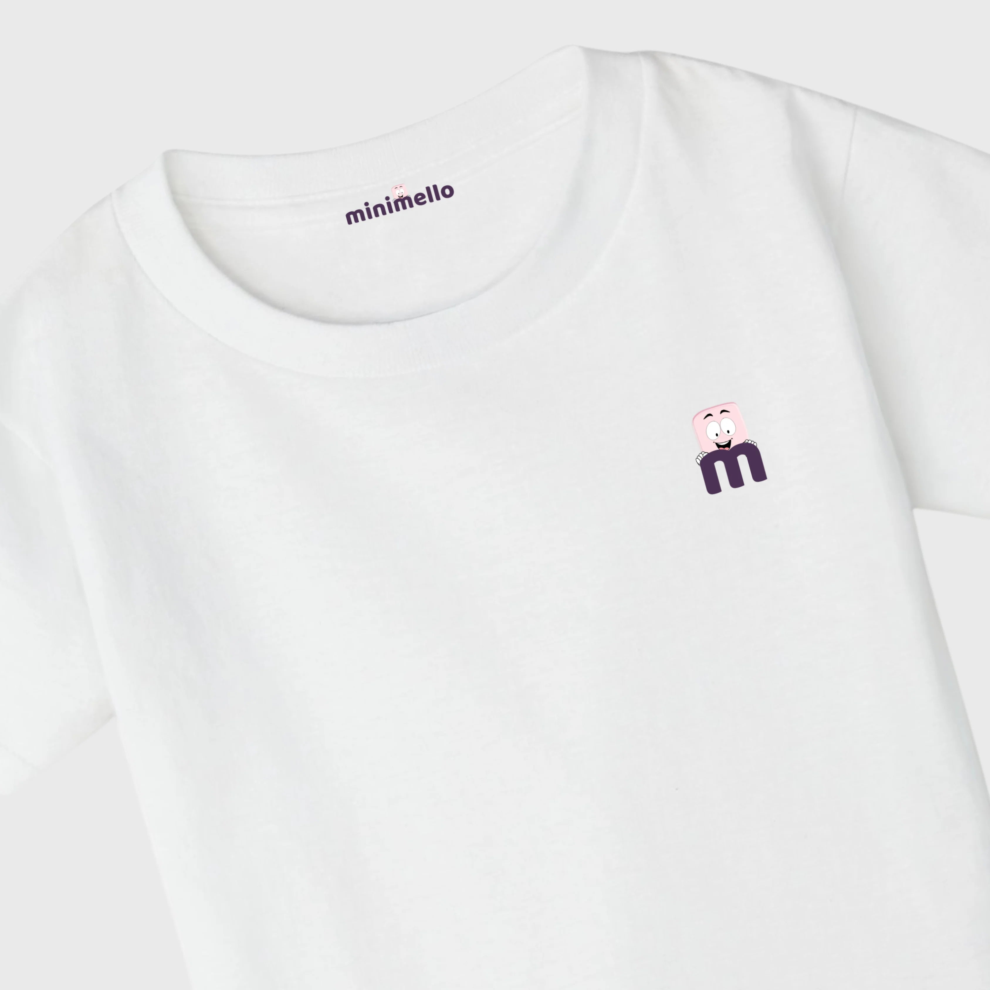 Minimello Signature Logo Tee – White - Minimello