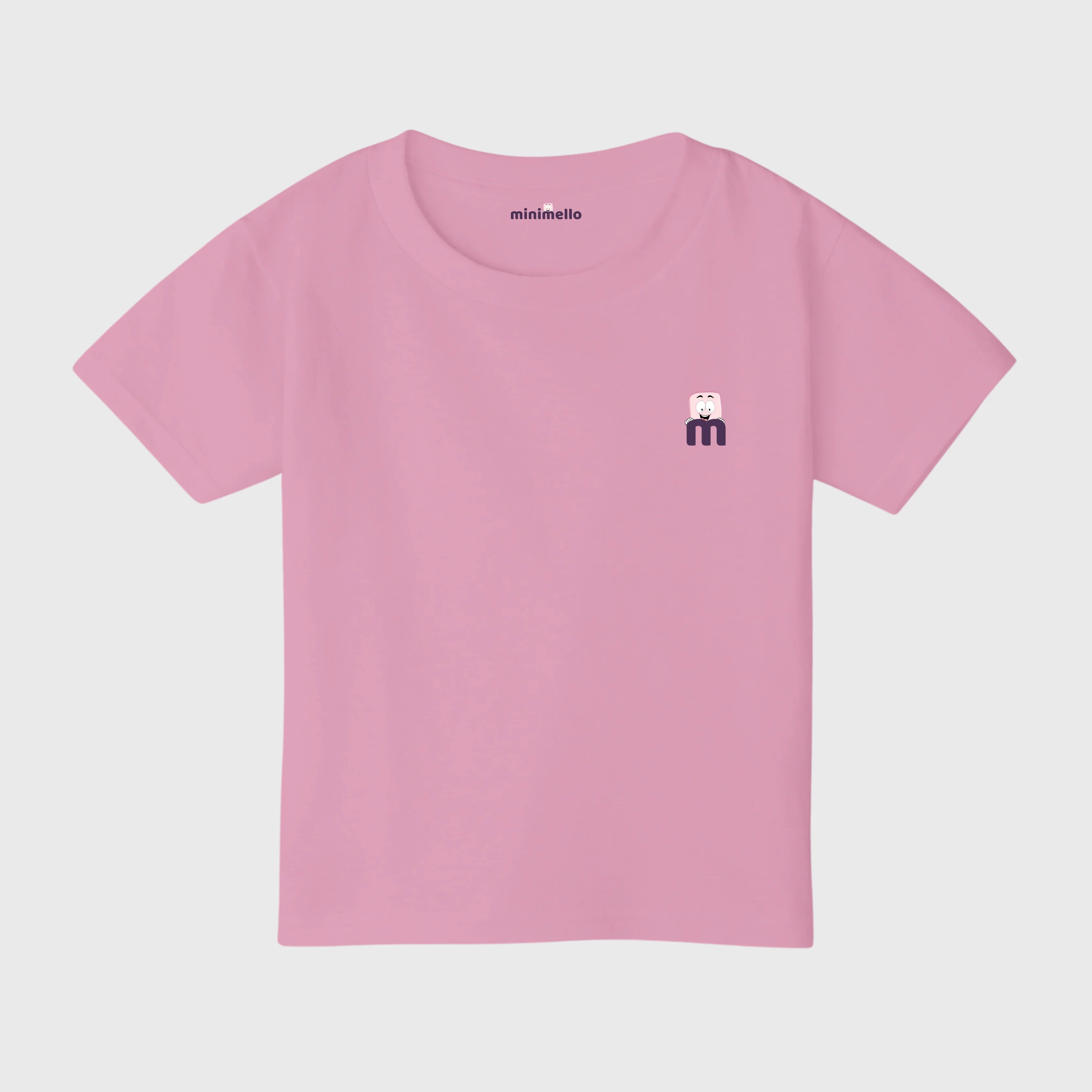 Minimello Signature Logo Tee – Pink - Minimello