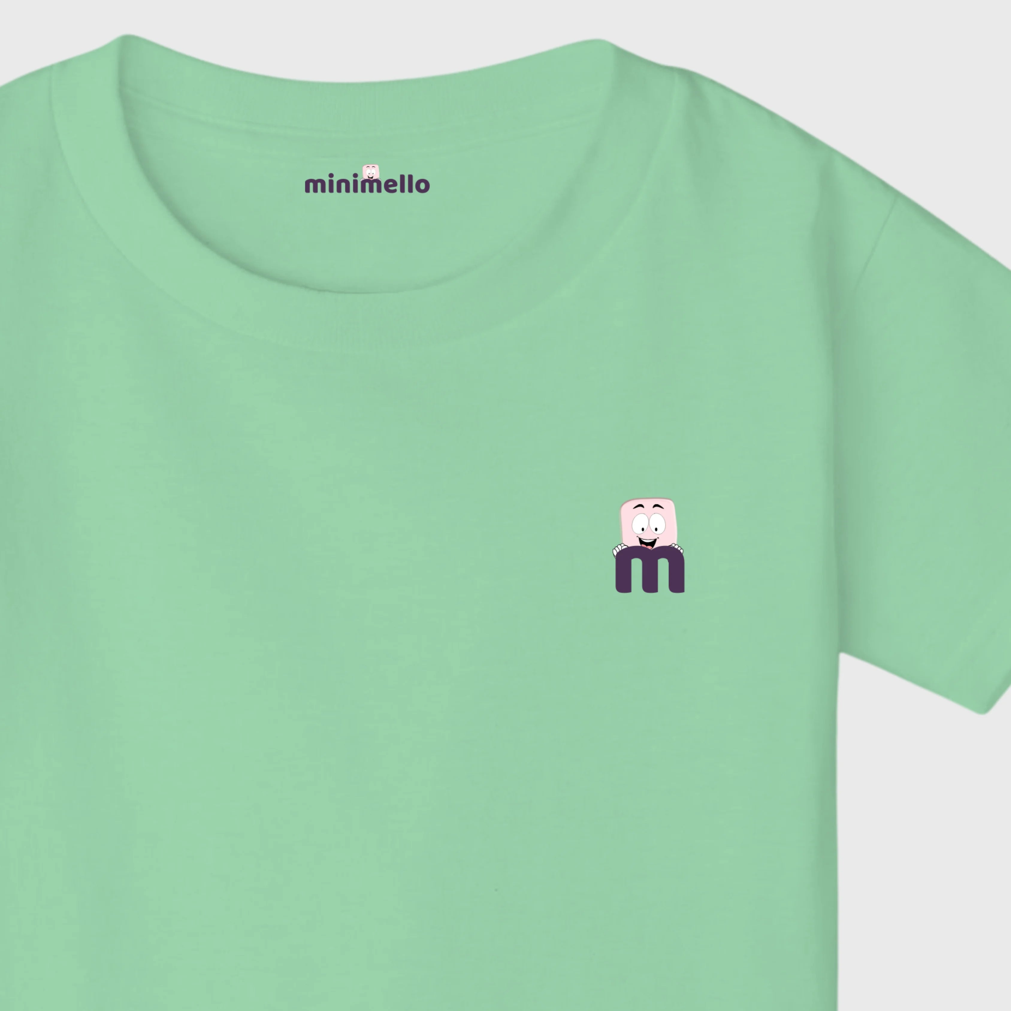Minimello Signature Logo Tee – Mint Green