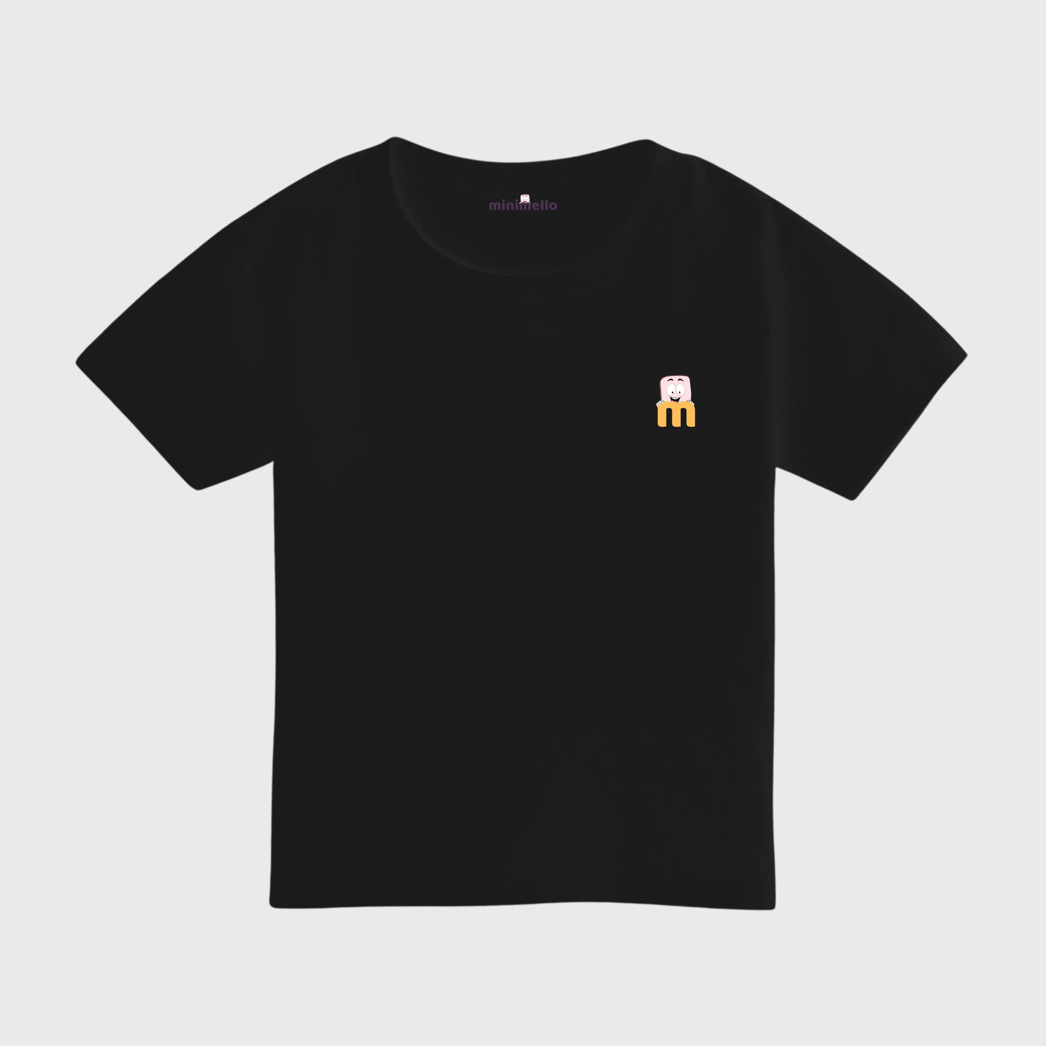 Minimello Signature Logo Tee – Black - Minimello