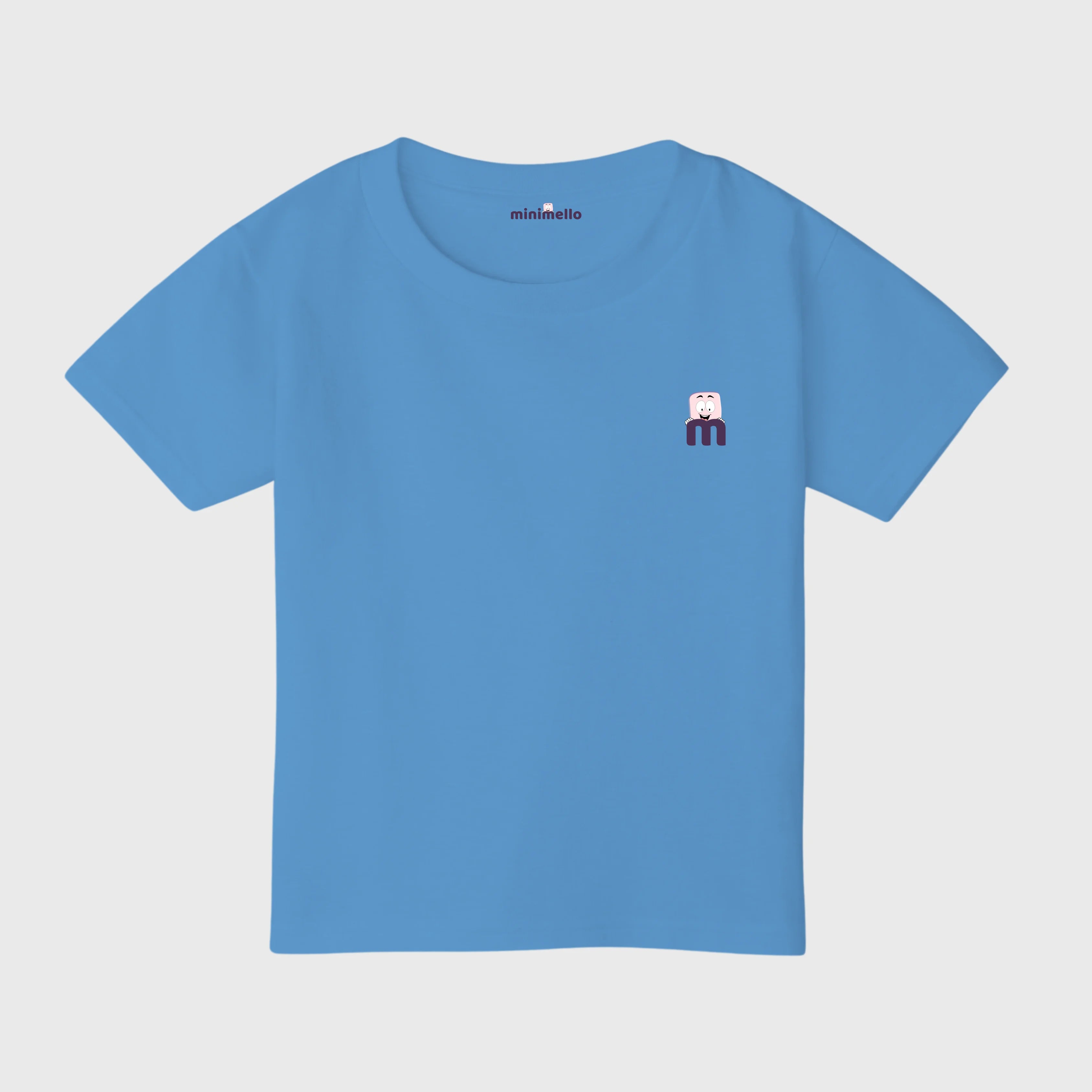 Minimello Signature Logo Tee – blue - Minimello