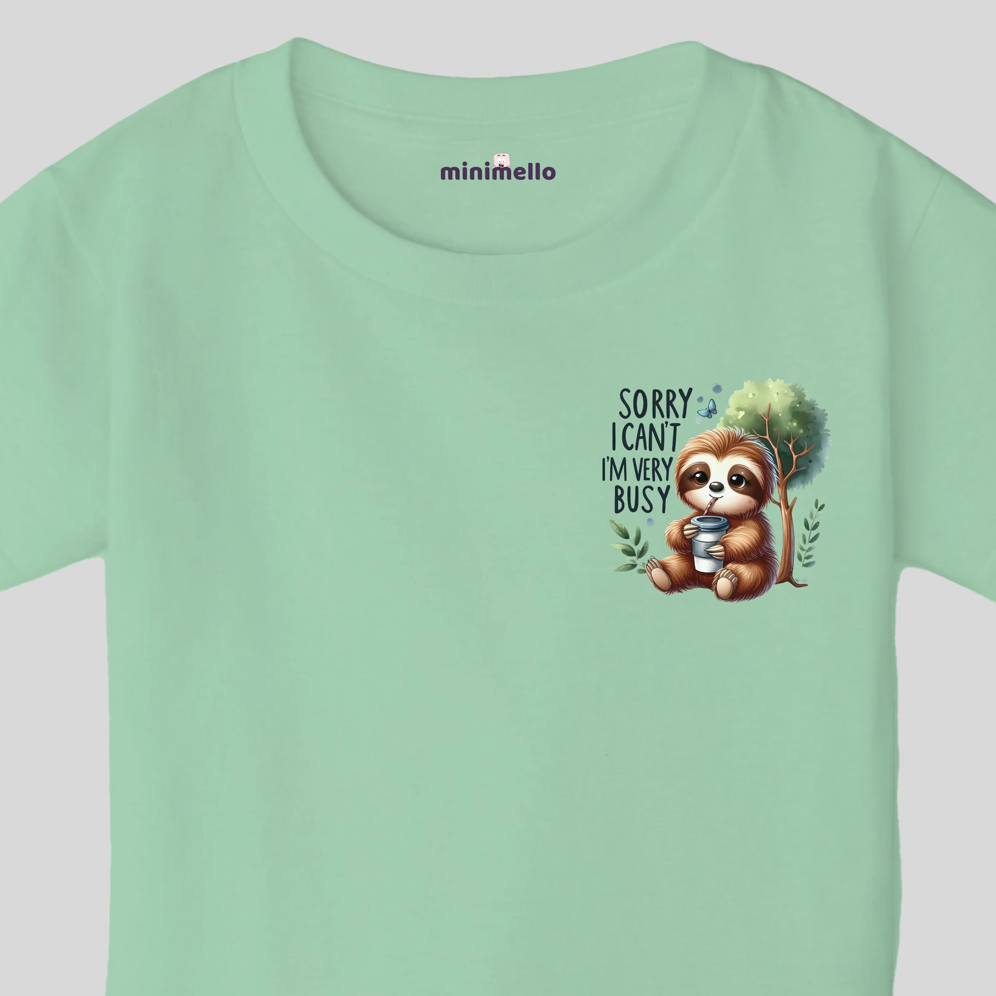 Busy Sloth Kids Tee