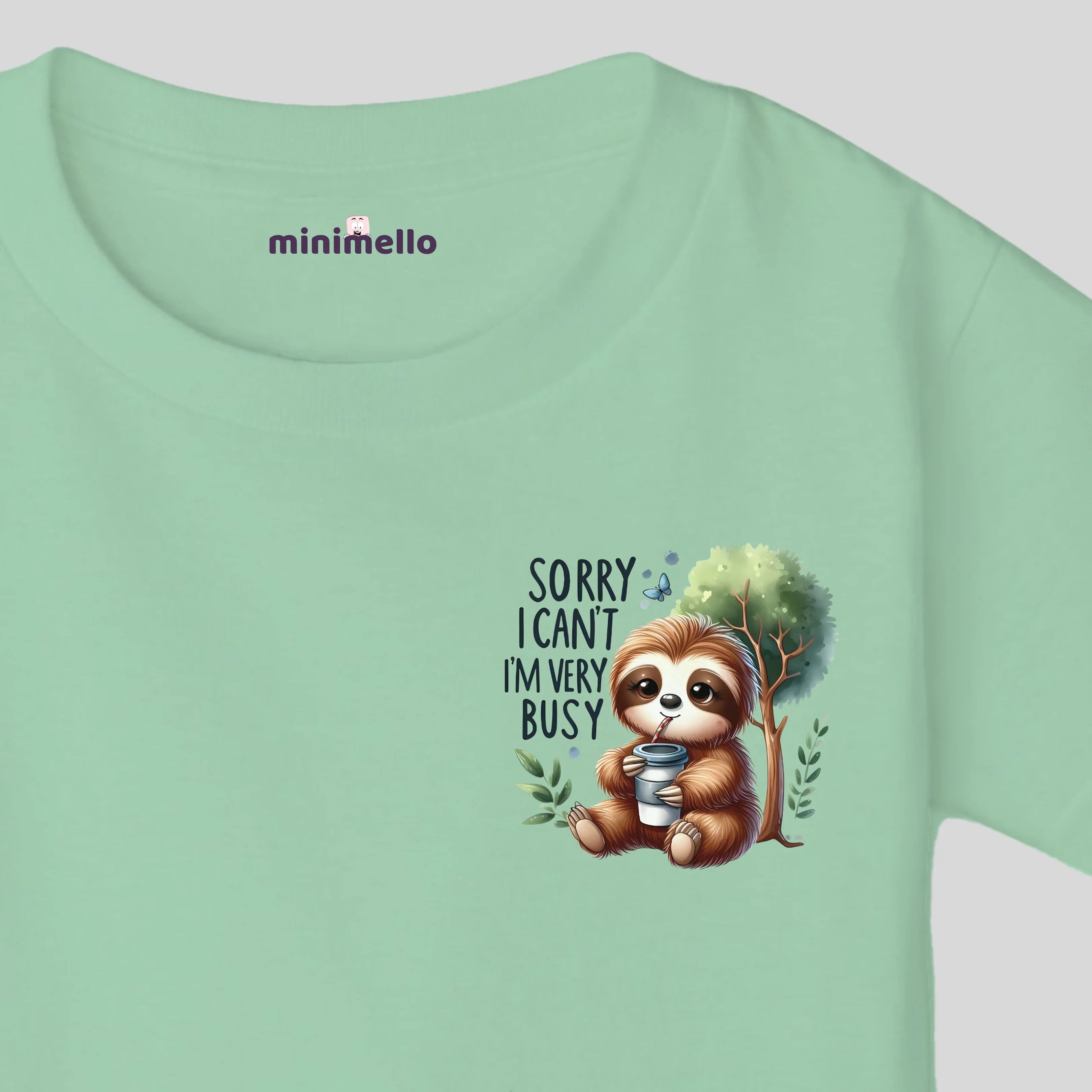 Busy Sloth Kids Tee - Minimello