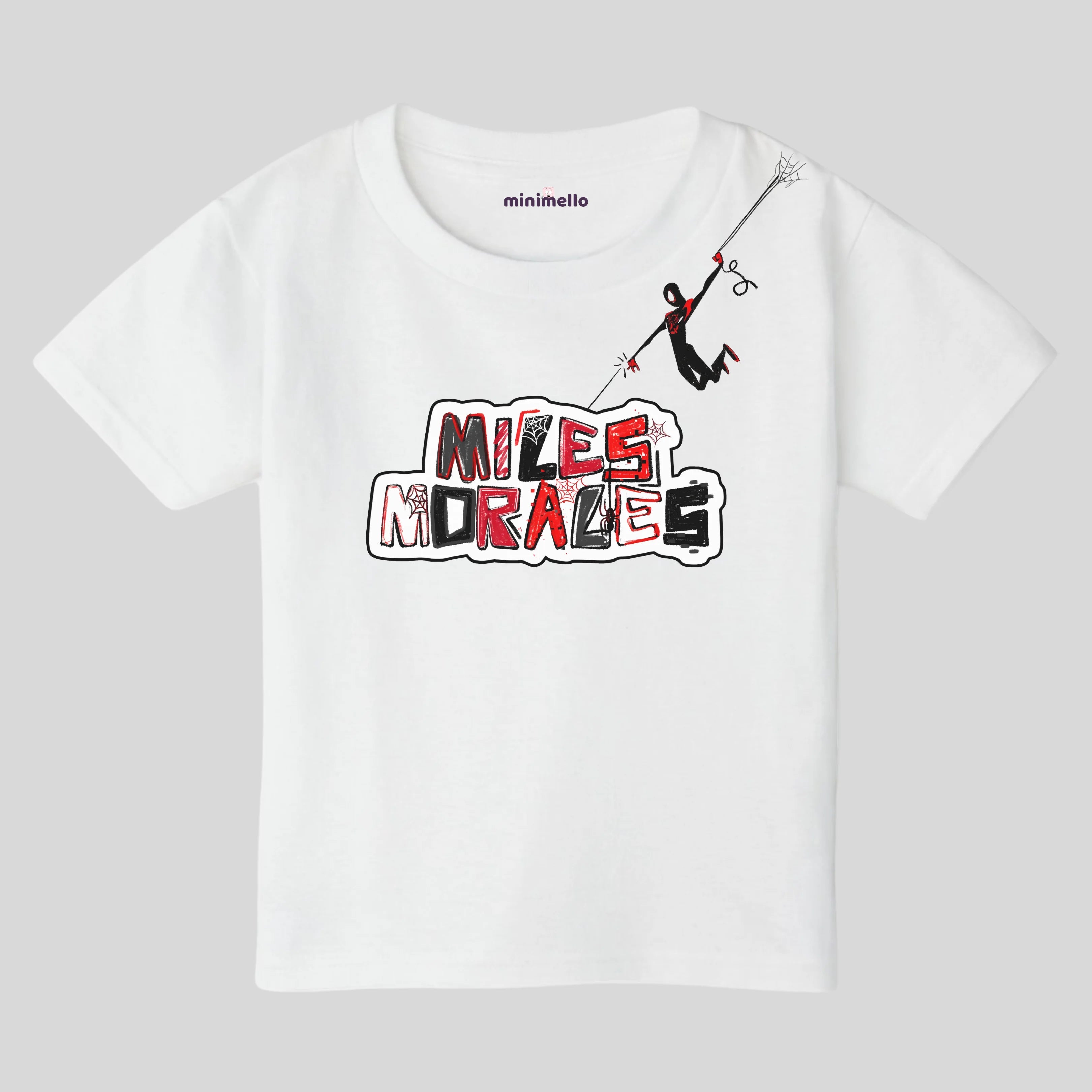 Miles Morales Web-Slinger Kids T-Shirt - Minimello