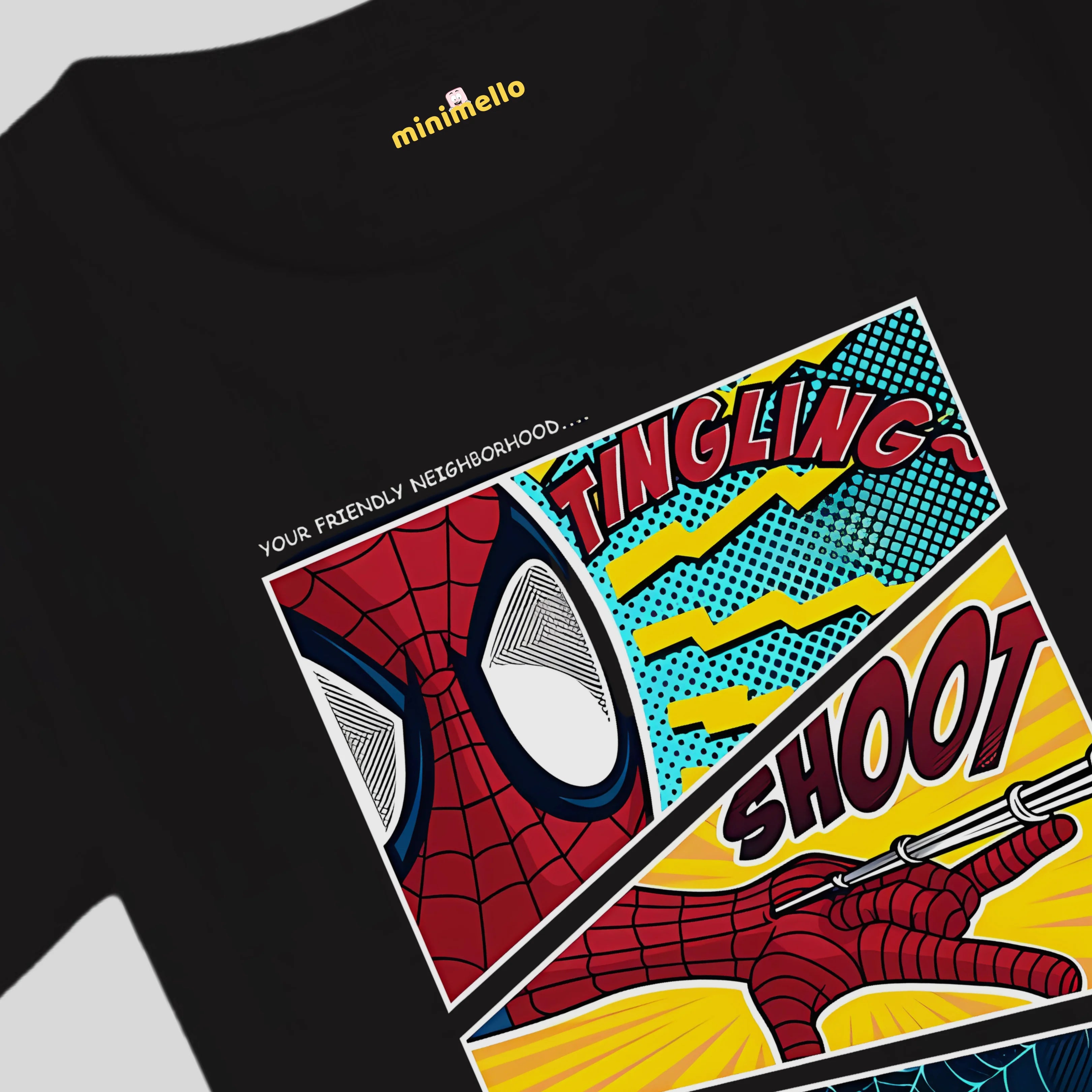 Spider-Man Comic Strip Kids T-Shirt - Minimello
